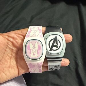 Disney Wearable Bands - Pink and Black